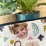 Angela Lansbury Patterned Make Up Bag, thumbnail 2 of 7