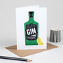 Gin Valentine's Card 'Gin To My Tonic', thumbnail 3 of 5