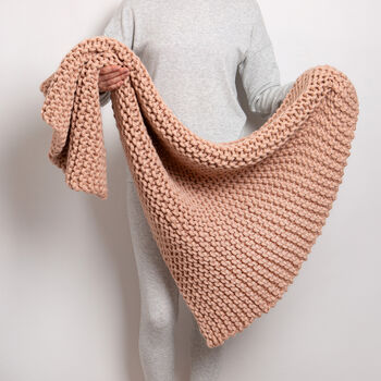 Wrap Up Chunky Blanket Beginner Knitting Kit, 7 of 10