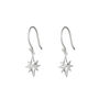 Sterling Silver North Star Earrings, thumbnail 5 of 6