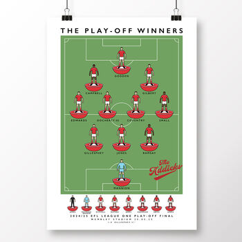 Charlton The Play Off Winners 2025 Poster, 2 of 6