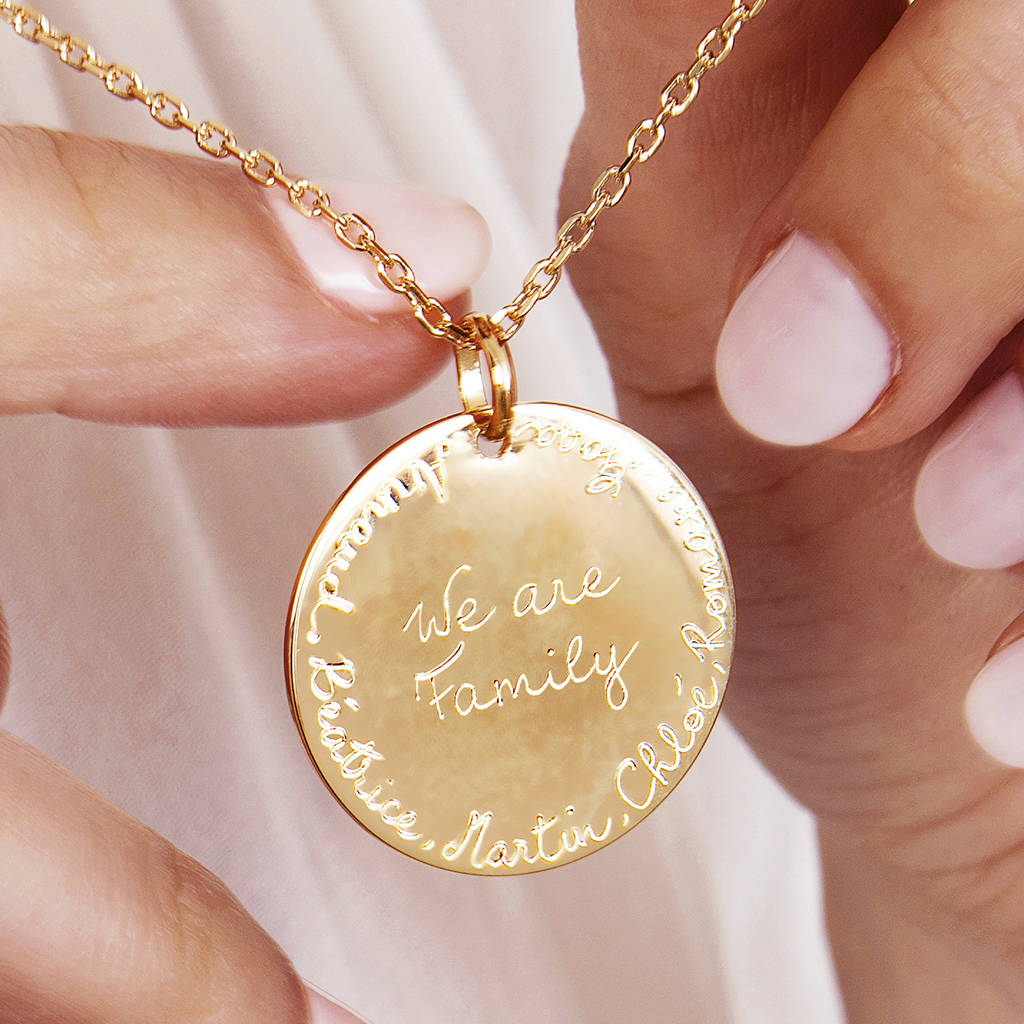 Personalised 'We Are Family' Necklace, 1 of 12