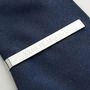 Personalised Roman Numerals Tie Clip, thumbnail 1 of 2