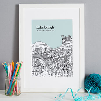 Personalised Edinburgh Print, 8 of 10