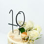 Personalised Number Wire Cake Topper, thumbnail 3 of 6