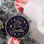 Personalised Joy To The Family Christmas Decoration, thumbnail 1 of 4