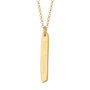 Engraved Vertical Bar Sterling Silver Necklace, thumbnail 4 of 8