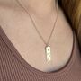 13th Birthday Domino Necklace, thumbnail 2 of 3