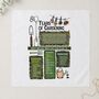 80th Birthday Gift For Gardeners Personalised Handkerchief Pair, thumbnail 3 of 9