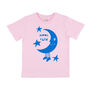 Cosmic Moon Child Kid's Organic T Shirt, thumbnail 6 of 6