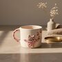 Handmade Kitty Heart Ceramic Mug, thumbnail 3 of 3