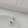 Memorial Ashes Silver Nugget Necklace, thumbnail 2 of 6