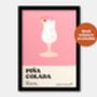 Pina Colada Cocktail Print, thumbnail 6 of 7