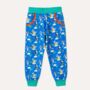 Organic Kids Joggers With Puffins, Zebras And Elephants, thumbnail 2 of 6