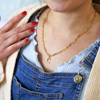 Mi Amor Personalised Initial Valentines Necklace, 2 of 4