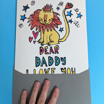 Personalised Big Dear Dad Card, 3 of 3