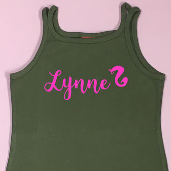Girl's Personalised Name Dress, 5 of 12