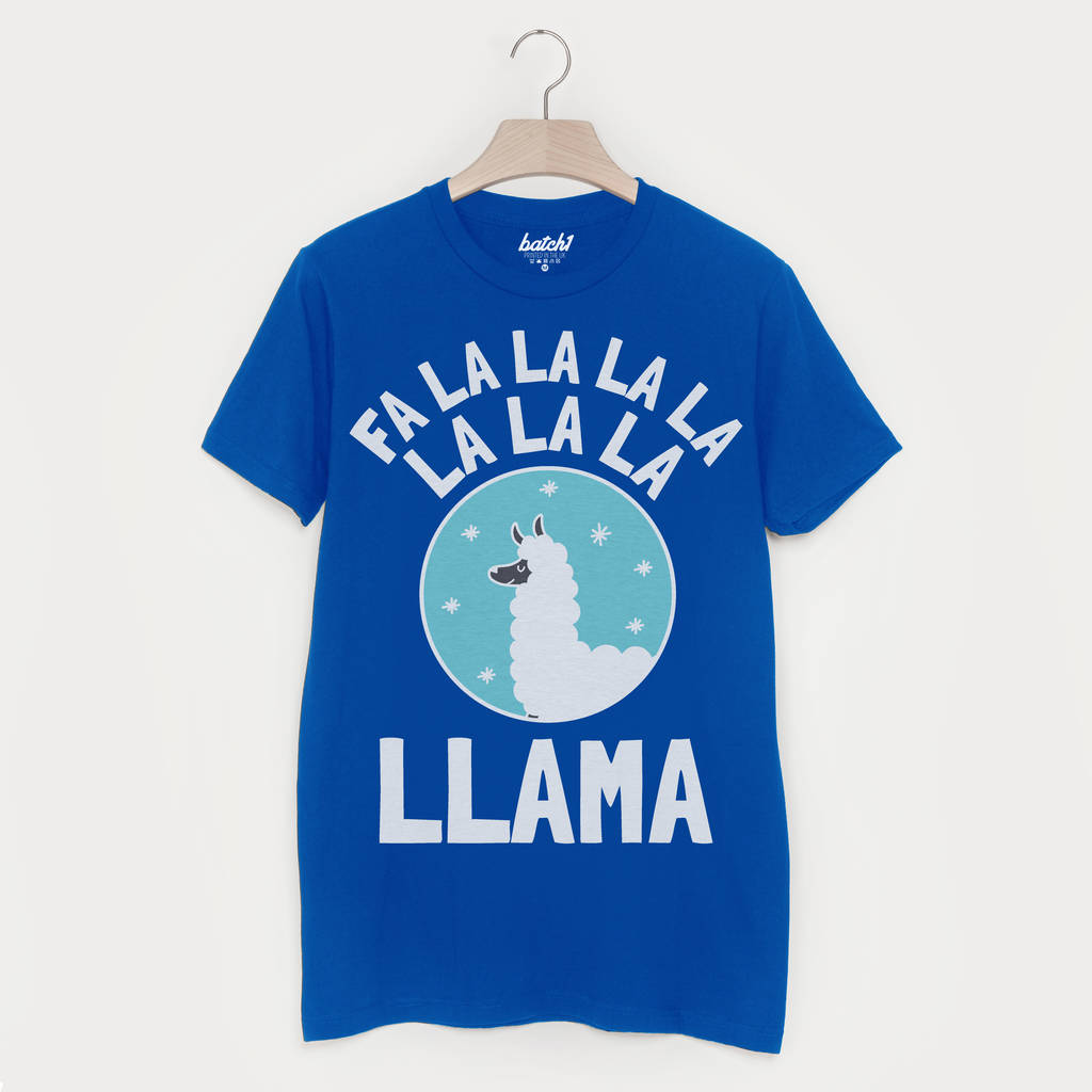 fa la la llama pillow