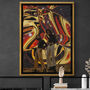 Retro Futurism Abstract Psychedelic Disco Art Print, thumbnail 1 of 6