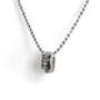 Best Friends Sterling Silver Charm Word Necklace, thumbnail 2 of 3