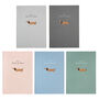 Personalised Dachshund A5 Cloth Bound Notebook, thumbnail 2 of 7
