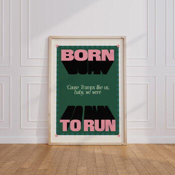 Born To Run Music Print, 5 of 8