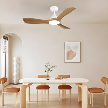 Contemporary Ceiling Fan And Light, 6 of 7