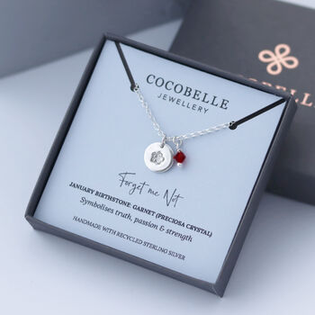 Sterling Silver Birthstone Pendant Necklace, 12 of 12