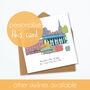Sheffield Graduation Skyline Personalised Card, thumbnail 1 of 8