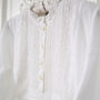 Polo Long Sleeve White Cotton Nightdress, thumbnail 4 of 5