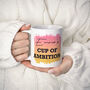 Personalised Cup Of Ambition Mug Congratulations Gift, thumbnail 1 of 6