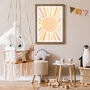 Children's Boho Sun Bedroom Birthday Art Print Gift, thumbnail 6 of 7