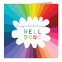 Colourful Well Done Card, thumbnail 2 of 5