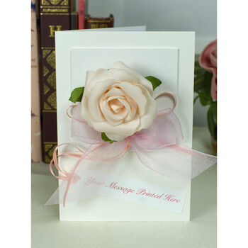 Red Rose Luxury Valentine Card, 4 of 12