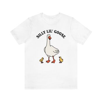 'Silly Lil Goose' Cute Cottagecore Tee, 4 of 9