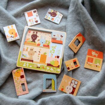 Layered Wooden Puzzles For Toddlers, 2 of 10