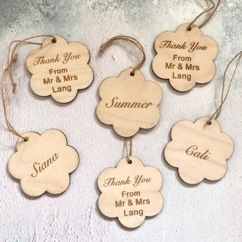 Wooden Flower Name Tag, 5 of 5