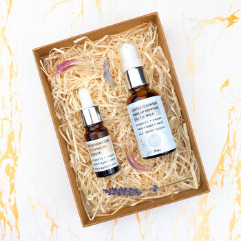 Organic Regenerating Facial Skincare Gift Box, 3 of 12