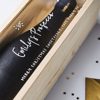 Personalised Prosecco Bottle Box, 2 of 3