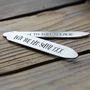 Deep Engraved Personalised Silver Collar Stiffeners, thumbnail 5 of 6