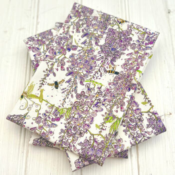 Wisteria Organic Cotton Tea Towel, 2 of 4