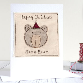 Personalised Bear Father's Day Card For Dad / Grandad, 4 of 12