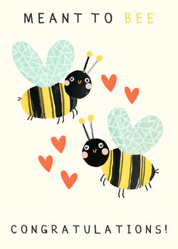 Meant To Bee Congratulations Card, 2 of 3