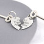 Personalised Couples Gift Together Forever Keyring, thumbnail 3 of 6