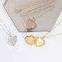 Rose Gold Or Gold Vermeil Heart Locket, thumbnail 1 of 9