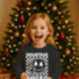 Christmas Squad Jumper For Kids, thumbnail 2 of 3
