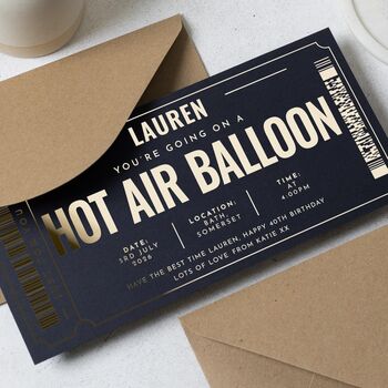 Personalised Hot Air Balloon Experience Gift Voucher, 2 of 9