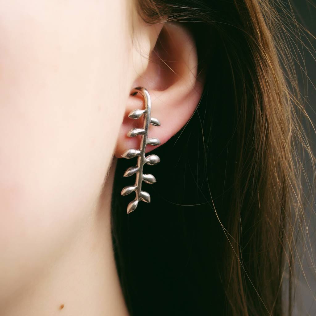 Eve 2in1 Ear Climber And Drop Vine Earring By The Serpents Club
