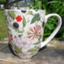 Set Of Six China Aspen Mugs In Hedgerow Design, thumbnail 8 of 8