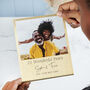 Personalised Couples Twenty One Year Anniversary Brass Photo Print, thumbnail 1 of 6